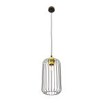 Emibig Suspension Luminaire Vander Acier Noir | Convient pour 1x E27 - Max 15W