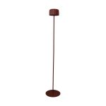 Eglo Lampadaires Salon Roccanova-L Acier Orange 2W 270lm - 830 Blanc Chaud | IP44 - Touch Dimmable - USB-C