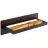 Brilliant Chaumont Applique Murale Aluminium Métal Bois Noir 8W 930lm - 830 Blanc Chaud