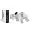 D'Lite Plafond Spot Clio Aluminium Blanc Inclinable| Convient pour 4x GU10