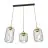 Emibig Suspension Luminaire Vander Acier Noir | Convient pour 3x E27 - Max 15W