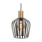 Eglo Suspension Luminaire Empoli Acier Noir | IP20 - Convient pour 1x E27 