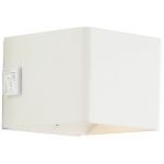 Brilliant Iseo Wandlamp Kunststof Wit 4W 300lm - 830 Warm Wit | IP44 - met USB