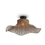 Good&Mojo Plafondlamp Ibiza Bamboe Bruin L | Geschikt voor 1x E27 