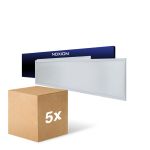 Voordeelpak 5x Noxion LED Paneel Ecowhite V4.0 28W 3200lm - 830 Warm Wit | 120x30cm - UGR <19 - Philips driver