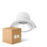 Voordeelpak 6x Noxion LED Downlight Apollo V2.0 9-15W 1080-1860lm 60D - 830/840 CCT | 175mm - Zaagmaat 150mm 