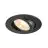 SLV New Tria 68 Spot Aluminium Zwart Rond | Zaagmaat 68mm - Geschikt voor 1x GU10 
