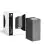 D'Lite Wandlamp Vrebos Aluminium Zwart Up & Down | IP54 - Geschikt Voor 2x GU10