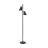 It's about RoMi Vloerlamp Bremen Ijzer Zwart | Geschikt voor 2x E27 
