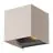 D'Lite Wandlamp Elingen Aluminium Beige Up & Down 4.9W 480lm - 830 Warm Wit | IP65