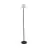 Eglo Vloerlamp Montapalma-L Staal Zwart 2W 190lm - 830 Warm Wit | IP54 - Dimbaar - USB-C