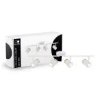 D'Lite Plafondlamp Beitem Metaal Mat Wit FSC Hout | Geschikt Voor 4x GU10